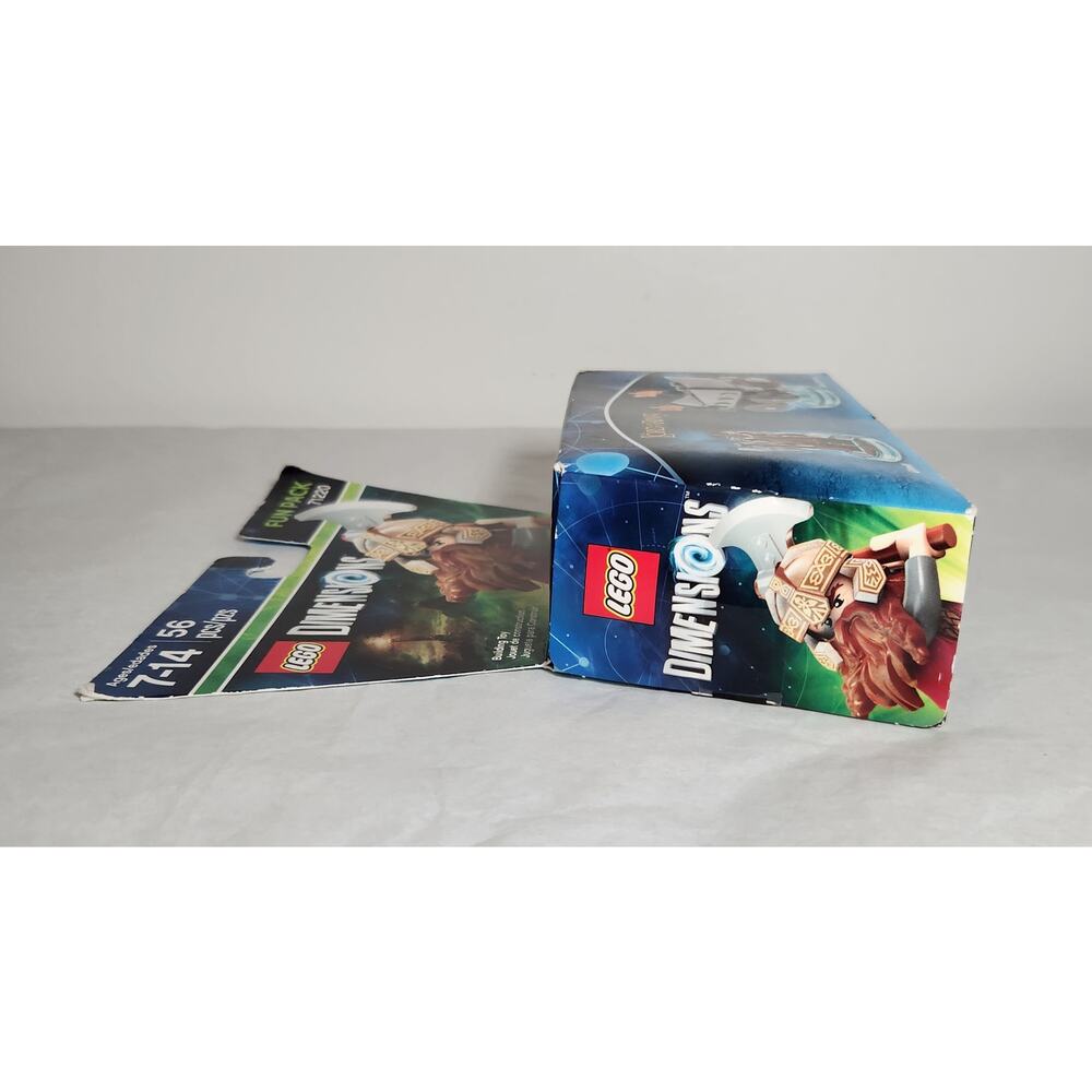 Lego Dimensions Lord Of The Rings Gimli W/ Axe Chariot Fun Pack 56 Pcs Brand New - Picture 3 of 8